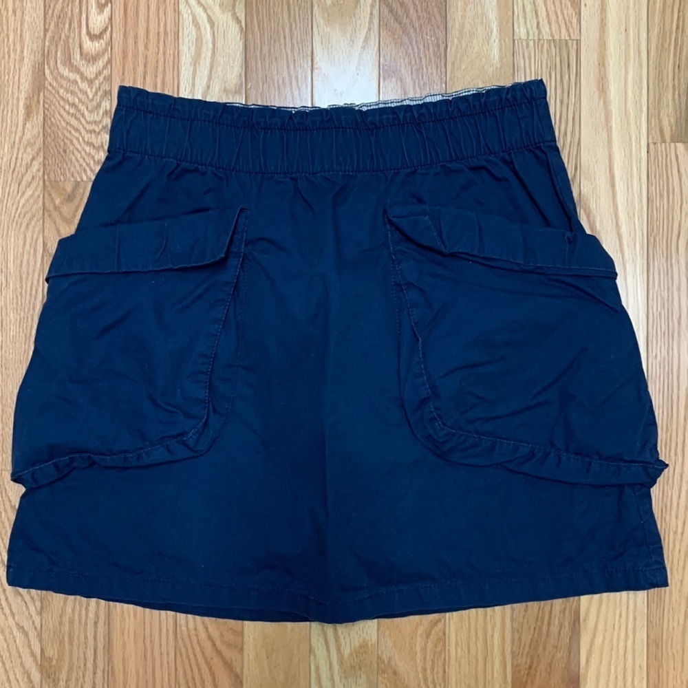 Paper‎ Bag Front Pocket Skirt
